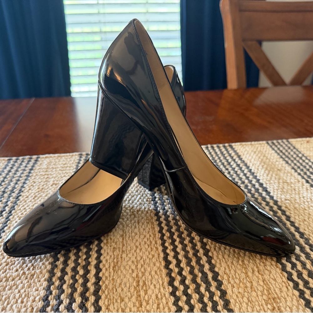 Nine West Black Patent Heels Sz. 7.5